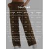 imageYEOREO Sweatpants Womens Cargo Pants Fleece Lined Wide Leg Joggers Baggy Drawstring Nairi Sweat Pants with PocketsCoffee