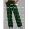 imageYEOREO Sweatpants Womens Cargo Pants Fleece Lined Wide Leg Joggers Baggy Drawstring Nairi Sweat Pants with PocketsDark Green