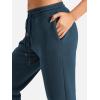 imageYEOREO Womens Fleece Jogger Cargo Sweatpants Marceline Oversize Drawstring Baggy Cinch Bottom with PocketsHeavy Blue
