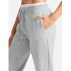 imageYEOREO Womens Fleece Jogger Cargo Sweatpants Marceline Oversize Drawstring Baggy Cinch Bottom with PocketsLight Grey