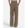 imageYEOREO Womens Wide Leg Sweatpants Drawstring Baggy Sweatpants Penny Fleece Lined Lounge Pants with PocketsCoffee