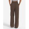 imageYEOREO Womens Wide Leg Sweatpants Drawstring Baggy Sweatpants Penny Fleece Lined Lounge Pants with PocketsDark Coffee