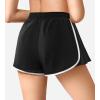 imageYEOREO Flowy Gym Workout Shorts with Pockets for Women 2 in 1 Athletic Running Yoga Mini Skorts Skylari Summer Tennis ShortsBlack