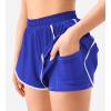 imageYEOREO Flowy Gym Workout Shorts with Pockets for Women 2 in 1 Athletic Running Yoga Mini Skorts Skylari Summer Tennis ShortsBlue