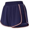 imageYEOREO Flowy Gym Workout Shorts with Pockets for Women 2 in 1 Athletic Running Yoga Mini Skorts Skylari Summer Tennis ShortsNavy Blue