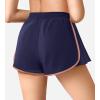 imageYEOREO Flowy Gym Workout Shorts with Pockets for Women 2 in 1 Athletic Running Yoga Mini Skorts Skylari Summer Tennis ShortsNavy Blue