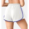 imageYEOREO Flowy Gym Workout Shorts with Pockets for Women 2 in 1 Athletic Running Yoga Mini Skorts Skylari Summer Tennis ShortsWhite