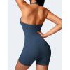 imageYEOREO Jumpsuits Workout Romper For Women Shorts Tummy Control One Piece Sienna Yoga Jumpsuits WomensSea Blue