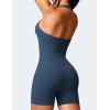 imageYEOREO Jumpsuits Workout Romper For Women Shorts Tummy Control One Piece Sienna Yoga Jumpsuits WomensSea Blue