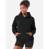 imageYEOREO Oversized Hoodies for Women Pullover Fleece Sweatshirts with Pocket Saavedra Fall Winter Casual Loose OutfitsBlack
