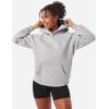 imageYEOREO Oversized Hoodies for Women Pullover Fleece Sweatshirts with Pocket Saavedra Fall Winter Casual Loose OutfitsLight Grey