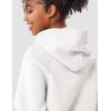 imageYEOREO Oversized Hoodies for Women Pullover Fleece Sweatshirts with Pocket Saavedra Fall Winter Casual Loose OutfitsWhite Grey