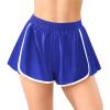 imageYEOREO Flowy Gym Workout Shorts with Pockets for Women 2 in 1 Athletic Running Yoga Mini Skorts Skylari Summer Tennis ShortsBlue