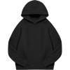 imageYEOREO Oversized Hoodies for Women Pullover Fleece Sweatshirts with Pocket Saavedra Fall Winter Casual Loose OutfitsBlack