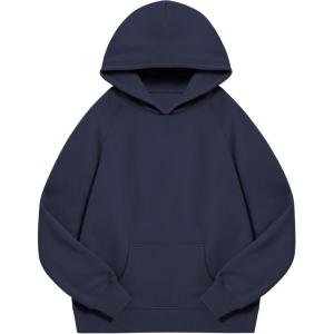 imageYEOREO Oversized Hoodies for Women Pullover Fleece Sweatshirts with Pocket Saavedra Fall Winter Casual Loose OutfitsNavy