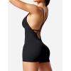 imageYEOREO Scrunch Butt Form Jeni Fitting Romper Shorts Bodysuits For Women Body Shaper Workout Sexy Backless JumpsuitsBlack