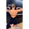 imageYEOREO Workout Jumpsuits Women Tummy Control Short Rompers Taylor One Piece Jumpsuits V Neck Backless BodysuitBlack