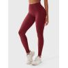 imageYEOREO Yoga Pants Workout Leggings for Women Hidden Scrunch Butt Lifting Leilanie High Waisted Tummy Control Gym LeggingsAnkela Red
