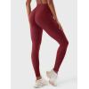 imageYEOREO Yoga Pants Workout Leggings for Women Hidden Scrunch Butt Lifting Leilanie High Waisted Tummy Control Gym LeggingsAnkela Red