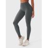imageYEOREO Yoga Pants Workout Leggings for Women Hidden Scrunch Butt Lifting Leilanie High Waisted Tummy Control Gym LeggingsCarbon Gray