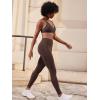 imageYEOREO Yoga Pants Workout Leggings for Women Hidden Scrunch Butt Lifting Leilanie High Waisted Tummy Control Gym LeggingsChocolate