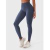 imageYEOREO Yoga Pants Workout Leggings for Women Hidden Scrunch Butt Lifting Leilanie High Waisted Tummy Control Gym LeggingsNavy Blue