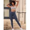 imageYEOREO Yoga Pants Workout Leggings for Women Hidden Scrunch Butt Lifting Leilanie High Waisted Tummy Control Gym LeggingsNavy Blue
