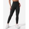 imageYEOREO Leggings with Pockets for Women V Back Scrunch Workout Leggings Tummy Control Butt Lifting Gym Yoga Leggings