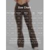 imageYEOREO Women Workout Scrunch Flare Leggings Drawstring No Front Seam Ericane Butt Lifting 315quot Gym Yoga LeggingsCoffee