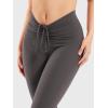 imageYEOREO Women Workout Scrunch Flare Leggings Drawstring No Front Seam Ericane Butt Lifting 315quot Gym Yoga LeggingsDark Grey