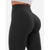 imageYEOREO Workout Leggings for Women Hidden Scrunch Tummy Control Leggings Agathia High Waisted Gym Yoga PantsBlack