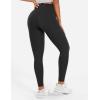 imageYEOREO Workout Leggings for Women Hidden Scrunch Tummy Control Leggings Agathia High Waisted Gym Yoga PantsBlack