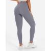imageYEOREO Workout Leggings for Women Hidden Scrunch Tummy Control Leggings Agathia High Waisted Gym Yoga PantsBlue Gray