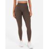 imageYEOREO Workout Leggings for Women Hidden Scrunch Tummy Control Leggings Agathia High Waisted Gym Yoga PantsCoffee