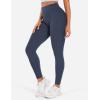 imageYEOREO Workout Leggings for Women Hidden Scrunch Tummy Control Leggings Agathia High Waisted Gym Yoga PantsDark Blue