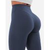 imageYEOREO Workout Leggings for Women Hidden Scrunch Tummy Control Leggings Agathia High Waisted Gym Yoga PantsDark Blue