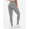 imageYEOREO Workout Leggings for Women Hidden Scrunch Tummy Control Leggings Agathia High Waisted Gym Yoga PantsLight Grey
