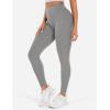 imageYEOREO Workout Leggings for Women Hidden Scrunch Tummy Control Leggings Agathia High Waisted Gym Yoga PantsLight Grey