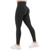 imageYEOREO Workout Leggings for Women Hidden Scrunch Tummy Control Leggings Agathia High Waisted Gym Yoga PantsBlack