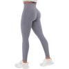imageYEOREO Workout Leggings for Women Hidden Scrunch Tummy Control Leggings Agathia High Waisted Gym Yoga PantsBlue Gray