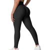 imageYEOREO Grace Workout Leggings for Women Butt Lifting Tummy Control High Waist Gym Yoga Compression PantsBlack