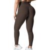 imageYEOREO Grace Workout Leggings for Women Butt Lifting Tummy Control High Waist Gym Yoga Compression PantsCoffee