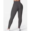 imageYEOREO Grace Workout Leggings for Women Butt Lifting Tummy Control High Waist Gym Yoga Compression PantsDark Grey