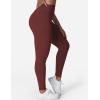 imageYEOREO Grace Workout Leggings for Women Butt Lifting Tummy Control High Waist Gym Yoga Compression PantsDeep Burgundy