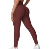 imageYEOREO Grace Workout Leggings for Women Butt Lifting Tummy Control High Waist Gym Yoga Compression PantsDeep Burgundy
