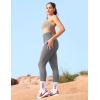 imageYEOREO Grace Workout Leggings for Women Butt Lifting Tummy Control High Waist Gym Yoga Compression PantsGrey