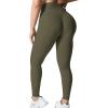 imageYEOREO Grace Workout Leggings for Women Butt Lifting Tummy Control High Waist Gym Yoga Compression PantsOlive Green