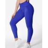 imageYEOREO Women Seamless Workout Leggings Gym High Waist Yoga PantsAure Blue