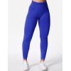 imageYEOREO Women Seamless Workout Leggings Gym High Waist Yoga PantsAure Blue