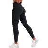 imageYEOREO Women Seamless Workout Leggings Gym High Waist Yoga PantsBlack
